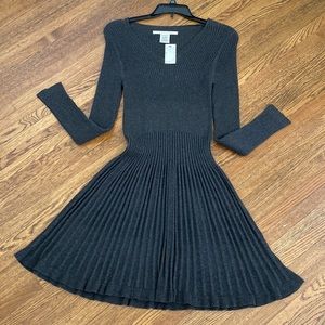 NWT Max Studio sweater dress in dark gray, size XL